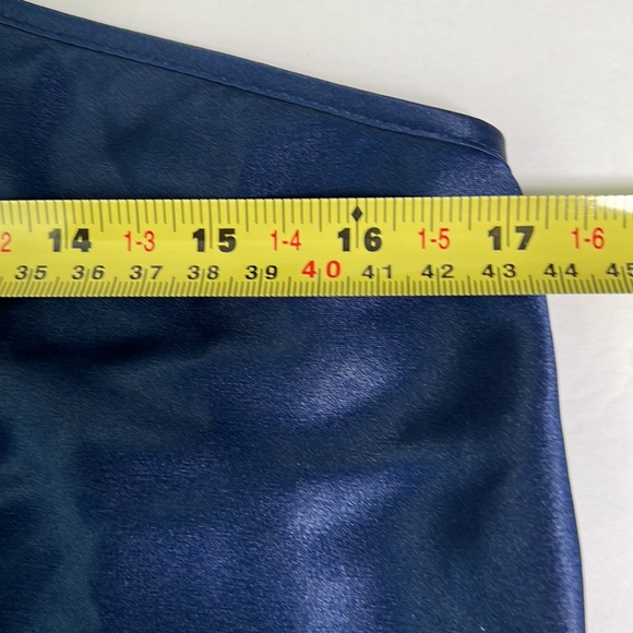 Natori Silky Lace Trim Babydoll Cami Top SzM Blue Violet Y2K Fairy New Romantic - Picture 8 of 9